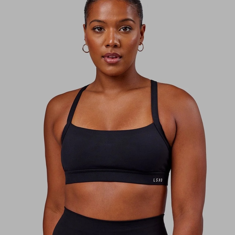 LSKD Momentum Sports Bra Black - Small